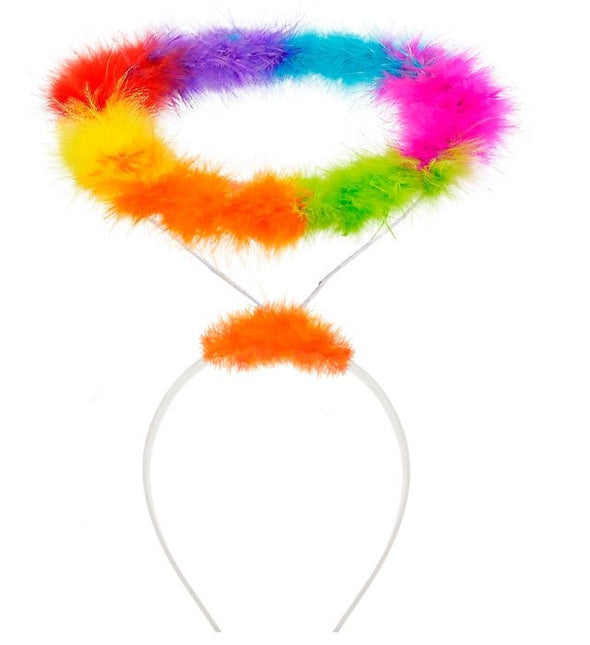 HOOFDBAND HALO ENGEL REGENBOOG van Widmann koop je bij Partywinkel