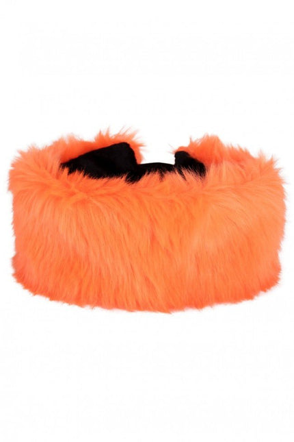 Hoofdband Pluche Orange van PartyXplosion koop je bij Partywinkel