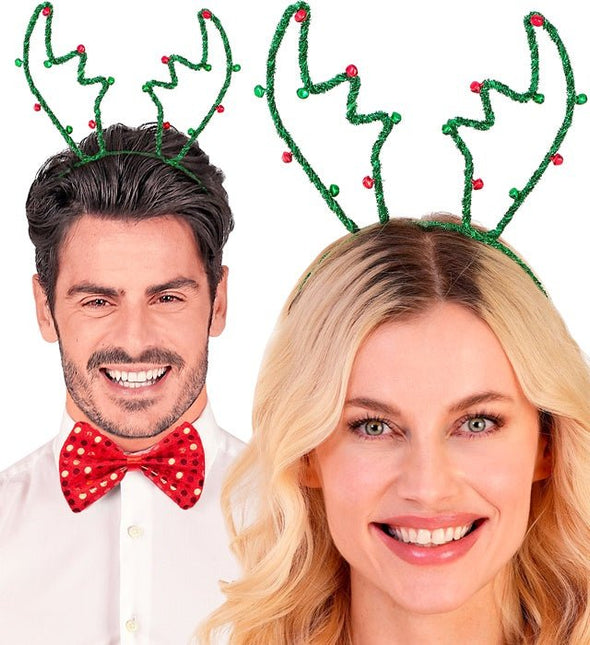 HOOFDBAND RENDIER GROEN van Widmann koop je bij Partywinkel