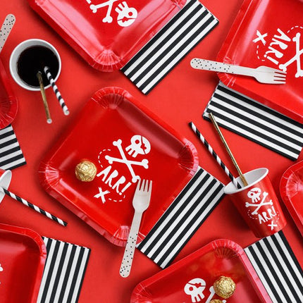 Houten Bestek Zwart 16cm 18 delig van Partydeco koop je bij Partywinkel