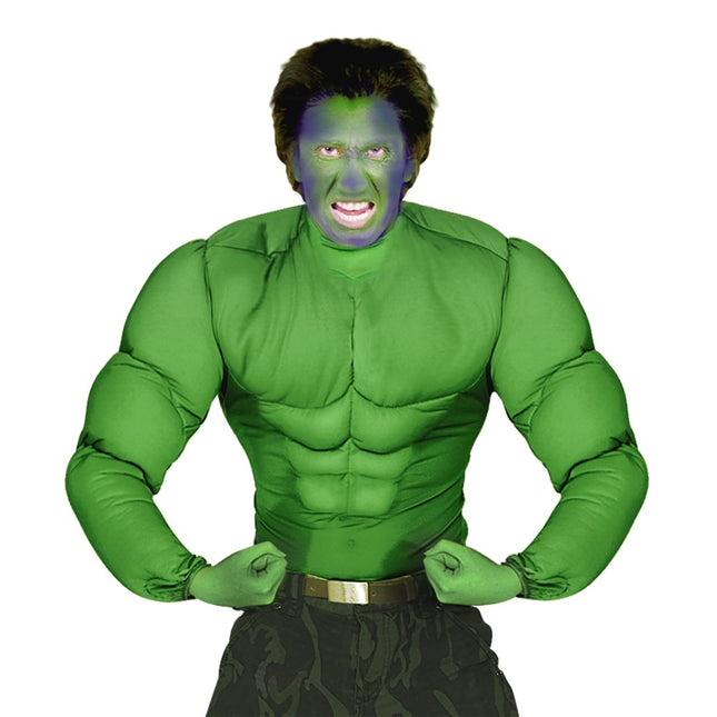 Hulk Kostuum Heren Gespierd van Widmann koop je bij Partywinkel