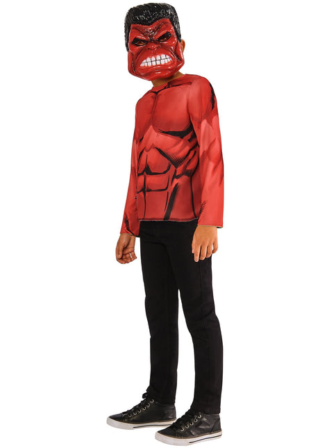 Hulk Camisa Reversible y Máscaras Niño