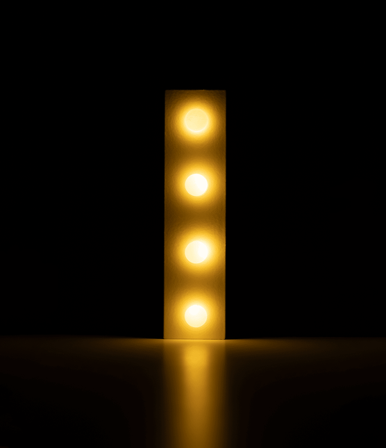 I Licht Letter 16,5cm van Paper Dreams koop je bij Partywinkel