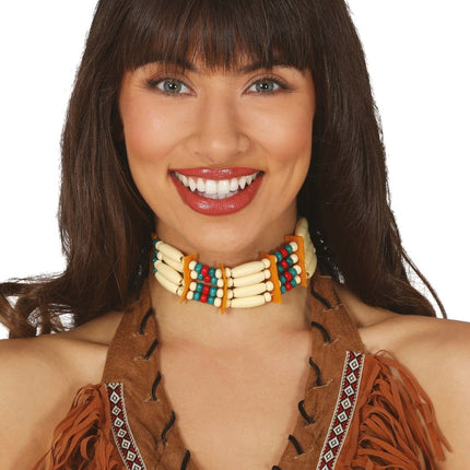 Indiaanse Choker van Fiestas Guirca koop je bij Partywinkel