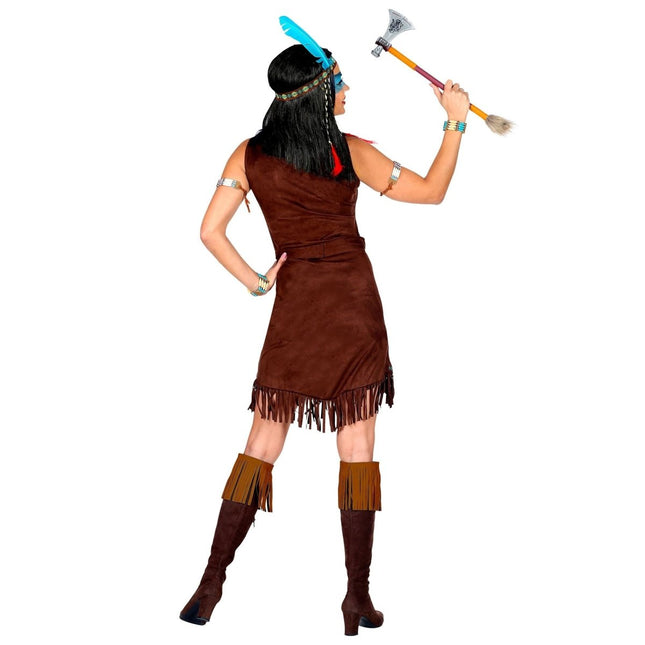 Indiaanse Jurk Bruin Dames 3 delig van Widmann koop je bij Partywinkel