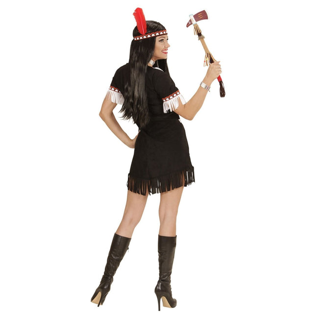 Indiaanse Jurk Zwart Dames van Widmann koop je bij Partywinkel