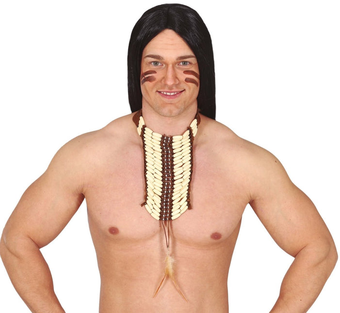 Indianen Ketting 20cm van Fiestas Guirca koop je bij Partywinkel