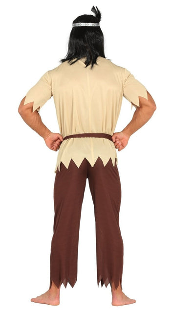 Indianen Kostuum Beige Heren van Fiestas Guirca koop je bij Partywinkel