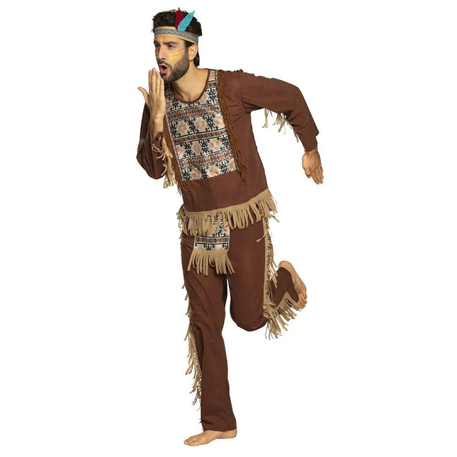 Indianen Kostuum Heren Hawk van Boland koop je bij Partywinkel