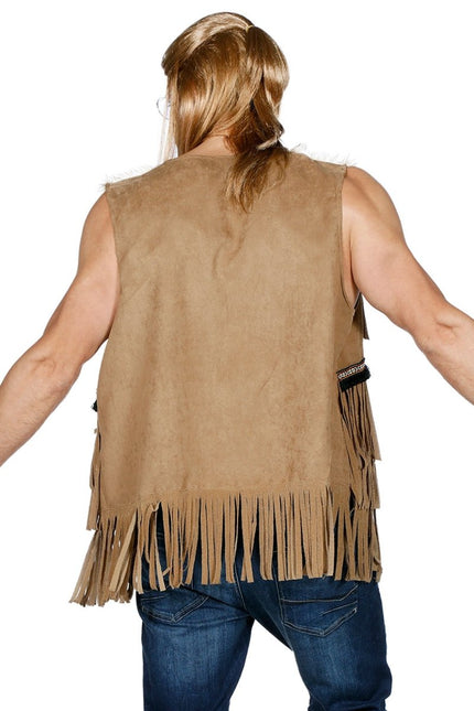 Indianen Vest Hippie van Wilbers & Wilbers koop je bij Partywinkel