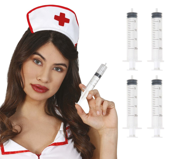 Injectiespuiten 4st van Fiestas Guirca koop je bij Partywinkel