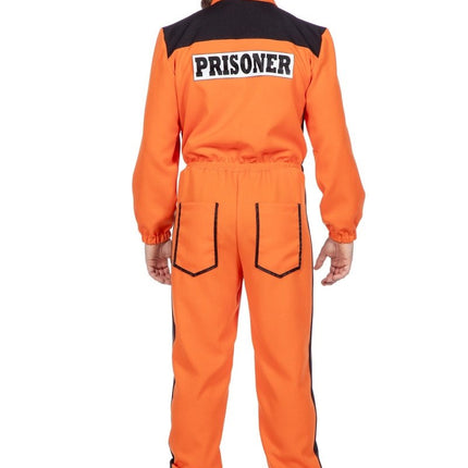 Inmate overall oranje van Wilbers & Wilbers koop je bij Partywinkel