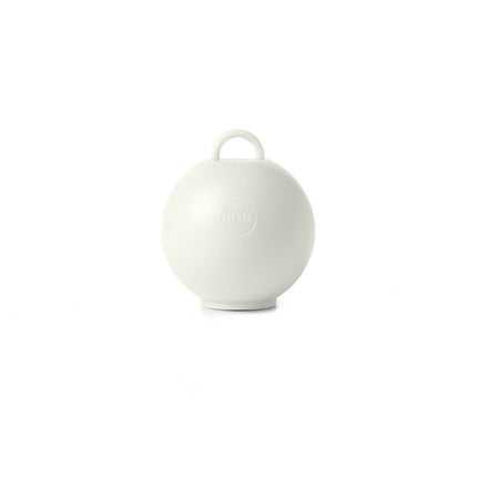 Ivoorkleurige Ballon Gewicht Kettlebell 75g van WeFiesta koop je bij Partywinkel