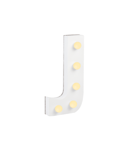 J Licht Letter 16,5cm van Paper Dreams koop je bij Partywinkel