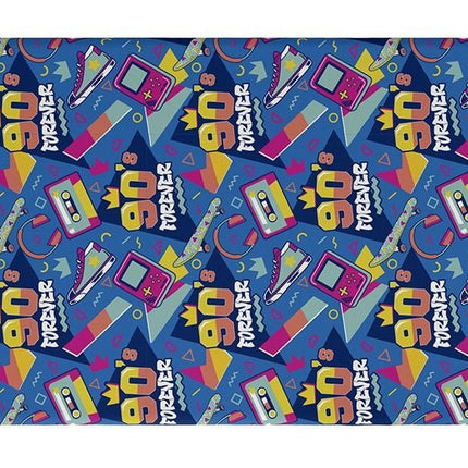 Jaren 90 Tafelkleed van Fiestas Guirca koop je bij Partywinkel