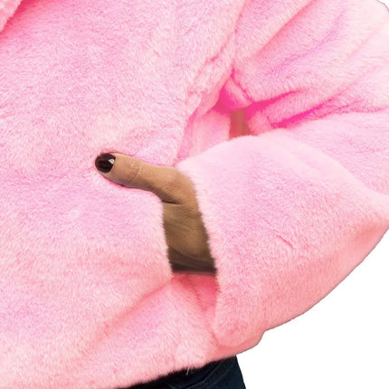 Jasje Fluffy rave lichtroze (M/L) van Boland koop je bij Partywinkel