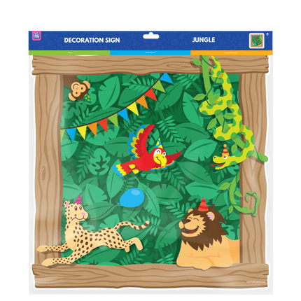 Jungle Deurbord 50cm van Paper Dreams koop je bij Partywinkel
