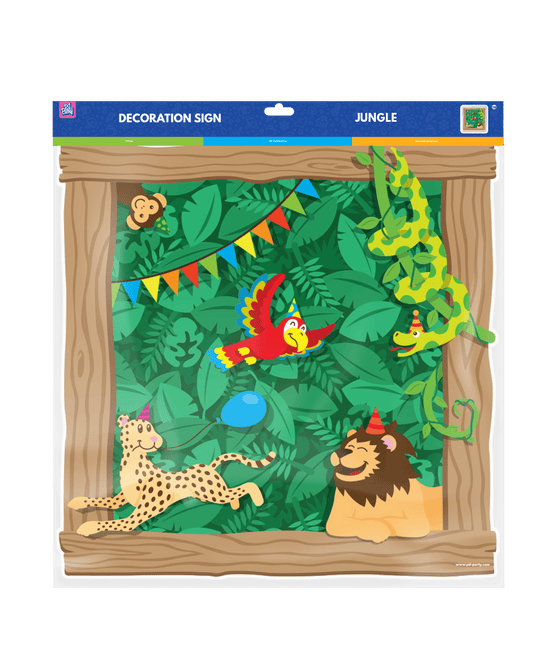 Jungle Deurbord 50cm van Paper Dreams koop je bij Partywinkel
