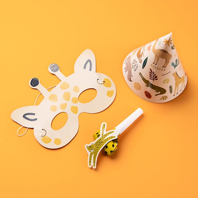 Jungle Dieren Roltongen Zoo Party 24cm 6st van Folat koop je bij Partywinkel