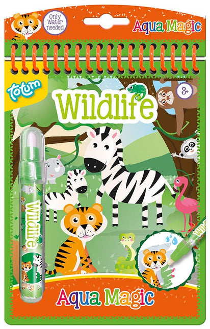 Jungle Kleurboek Met Water - Partywinkel - 8714274025783