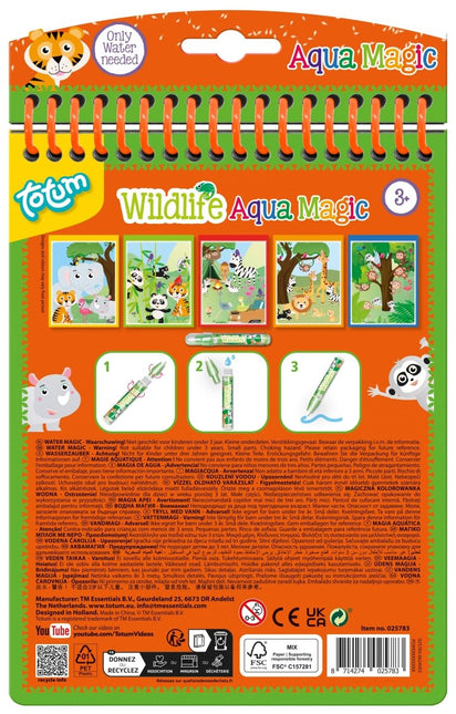 Jungle Kleurboek Met Water - Partywinkel - 8714274025783