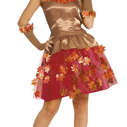 Jurk Bladeren Roze van Fiestas Guirca koop je bij Partywinkel