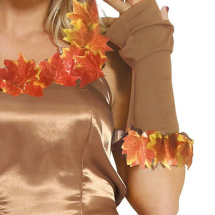 Jurk Bladeren Roze van Fiestas Guirca koop je bij Partywinkel