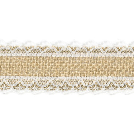 Jute Lint Kant 5m van Partydeco koop je bij Partywinkel