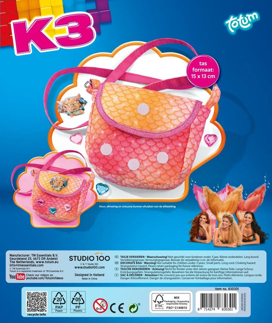 K3 Knutselset Handtas - Partywinkel - 8714274830301