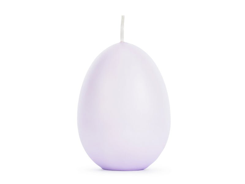 Kaars Paasei Paars 10cm van Partydeco koop je bij Partywinkel