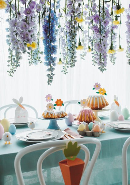 Kaars Paasei Paars 10cm van Partydeco koop je bij Partywinkel