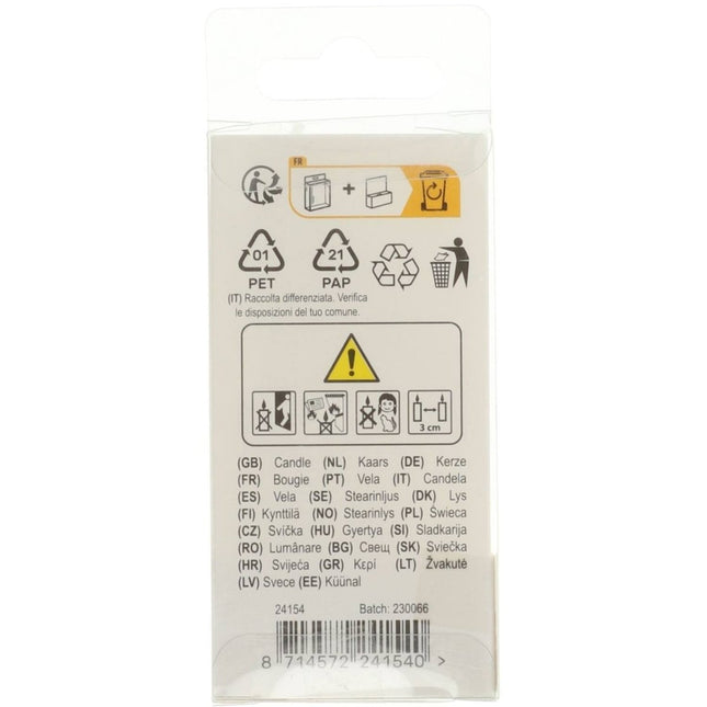 Kaars Simply Chique Gold Cijfer 4 van Folat koop je bij Partywinkel