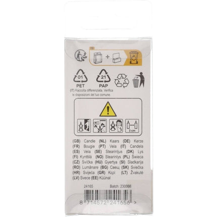 Kaars Simply Chique Silver Cijfer 5 van Folat koop je bij Partywinkel