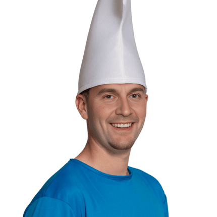 Kabouter Muts Wit van Partychimp koop je bij Partywinkel