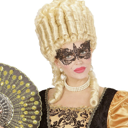 Kant Oogmasker Zwart van Widmann koop je bij Partywinkel