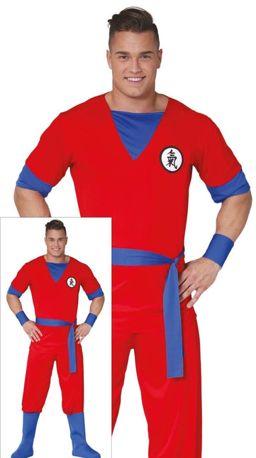 Karate Kostuum Heren - Partywinkel - 8434077840542