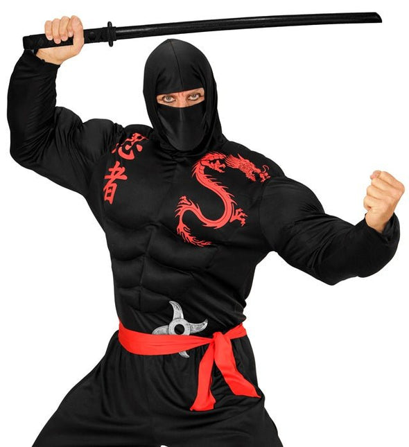 KATANA NINJA HOUT ZWART 100 CM van Widmann koop je bij Partywinkel
