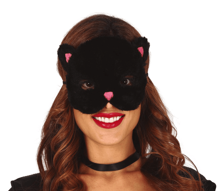 Katten Masker Zwart van Fiestas Guirca koop je bij Partywinkel