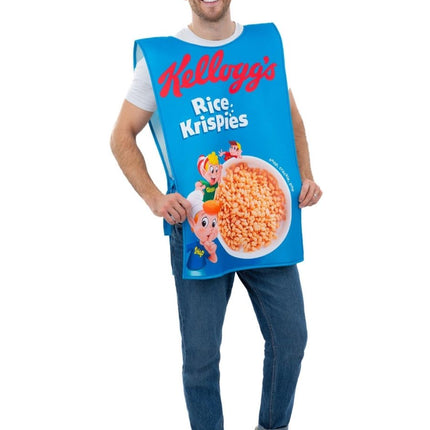 Kelloggs™ Rice Krispies™ Cereal Verpakking Kostuum Heren van Smiffys koop je bij Partywinkel