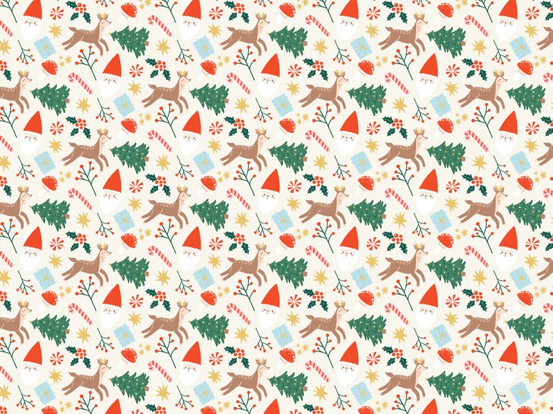 Kerst Cadeaupapier 2m van Partydeco koop je bij Partywinkel