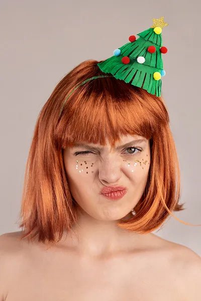 Kerst Haarband 13cm van Partydeco koop je bij Partywinkel