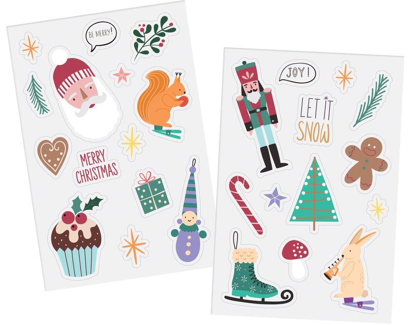 Kerst Raamsticker 27st van Folat koop je bij Partywinkel