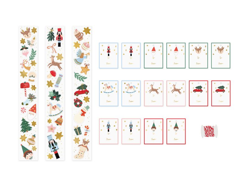 Kerst Stickers 52st van Partydeco koop je bij Partywinkel