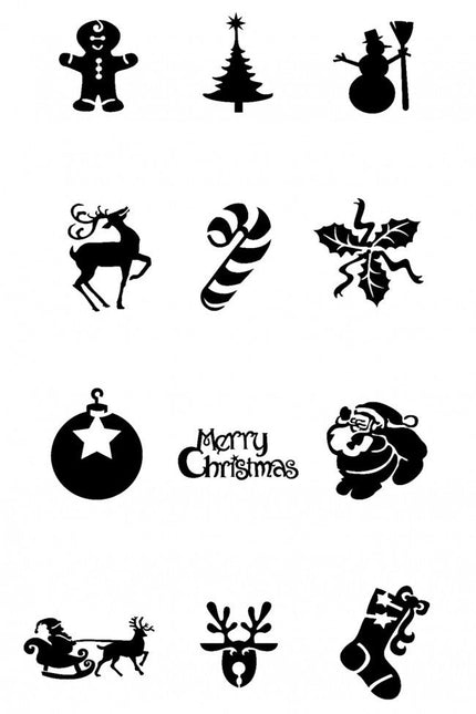 Kerst Tattoo Stencil 24st van Superstar koop je bij Partywinkel