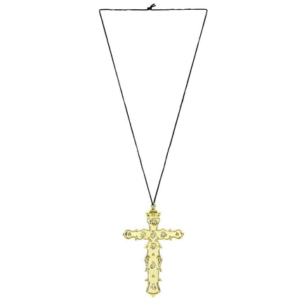 Ketting Kruis Goud van Widmann koop je bij Partywinkel