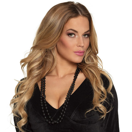 Kettingen Parels Zwart 2st van Boland koop je bij Partywinkel