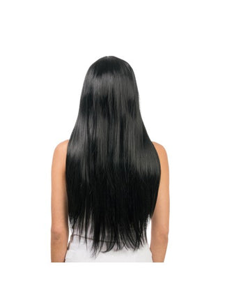 Peluca Keyla negra, 73 cm