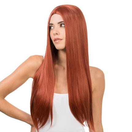 Keyla Pruik Mahonie Roodbruin 73cm van CHAKS koop je bij Partywinkel