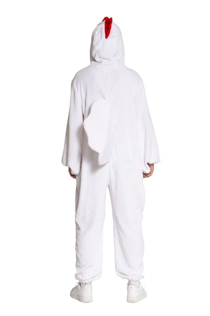 Kip Onesie Wit van PartyXclusive koop je bij Partywinkel