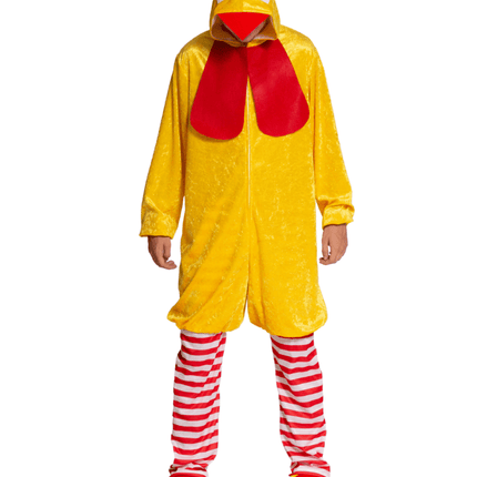 Kippenpak Rood Geel van Partychimp koop je bij Partywinkel